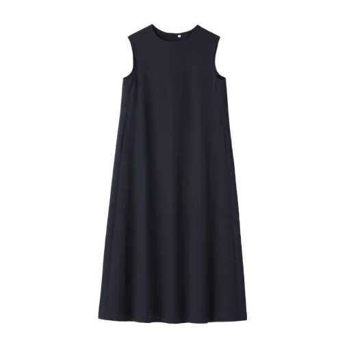 Hot Women's Breathable Seersucker Sleeveless Dress Women Dresses