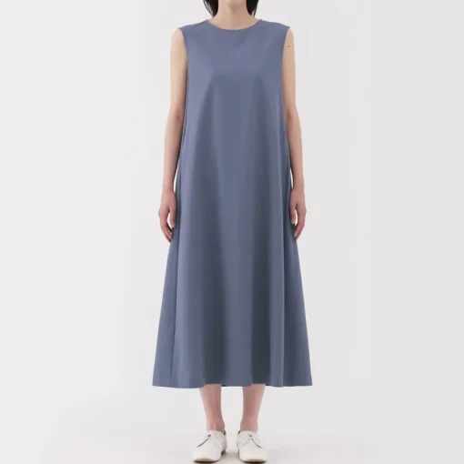 Hot Women's Breathable Seersucker Sleeveless Dress Women Dresses