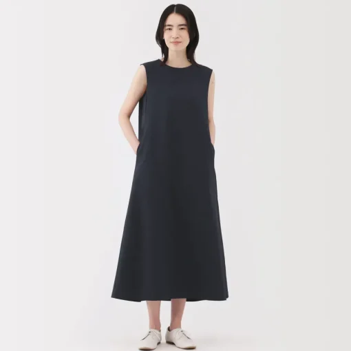 Hot Women's Breathable Seersucker Sleeveless Dress Women Dresses