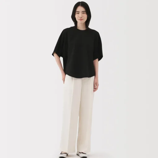 Best Women's Breathable Seersucker Short Sleeve Blouse Women Tops & Shirts