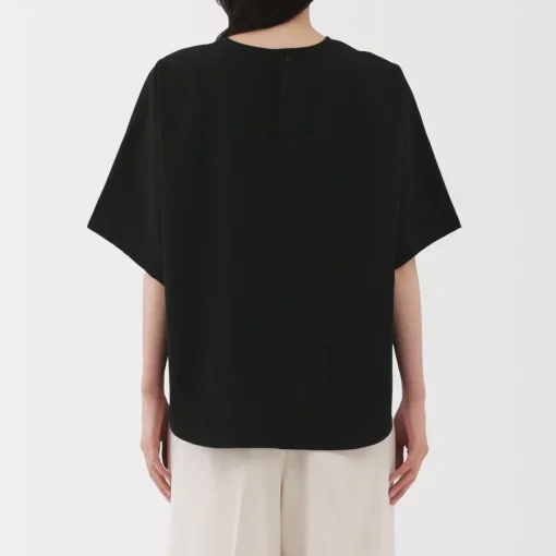 Best Women's Breathable Seersucker Short Sleeve Blouse Women Tops & Shirts