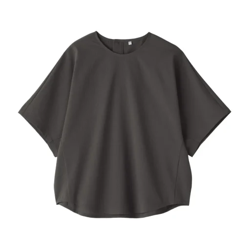 Best Women's Breathable Seersucker Short Sleeve Blouse Women Tops & Shirts