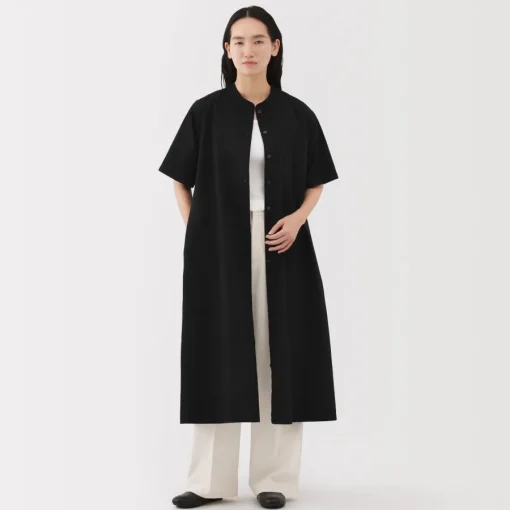 Hot Women's Cool Touch Short Sleeve Shirt Dress Women Dresses
