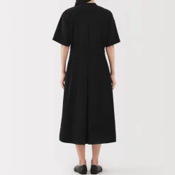 Hot Women's Cool Touch Short Sleeve Shirt Dress Women Dresses