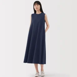 New Women's Cool Touch Sleeveless Dress Women Dresses