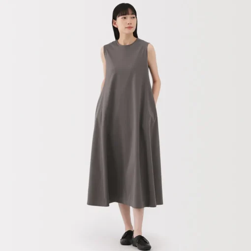 New Women's Cool Touch Sleeveless Dress Women Dresses