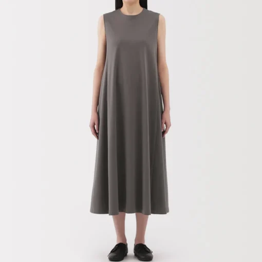 New Women's Cool Touch Sleeveless Dress Women Dresses