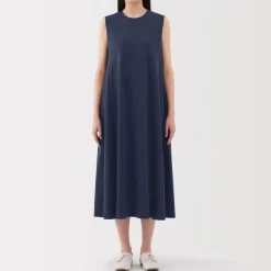 New Women's Cool Touch Sleeveless Dress Women Dresses