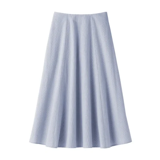 Discount Women's Cool Touch Striped Flared Skirt Women Shorts & Skirts