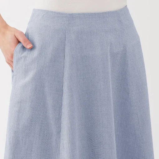 Discount Women's Cool Touch Striped Flared Skirt Women Shorts & Skirts