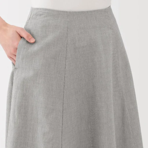 Discount Women's Cool Touch Striped Flared Skirt Women Shorts & Skirts