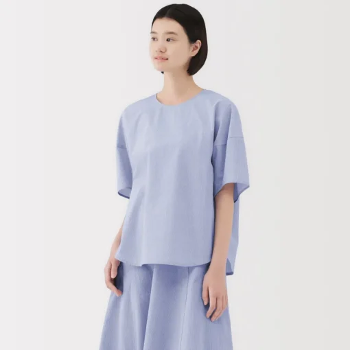 Online Women's Cool Touch Striped Blouse Women Tops & Shirts
