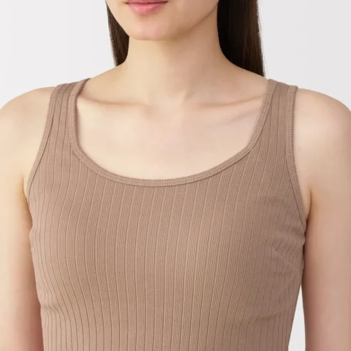 Discount Women's Cotton Stretch Ribbed Cropped Bra Tank Top Women Bras & Underwear