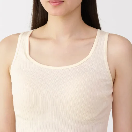 Discount Women's Cotton Stretch Ribbed Cropped Bra Tank Top Women Bras & Underwear