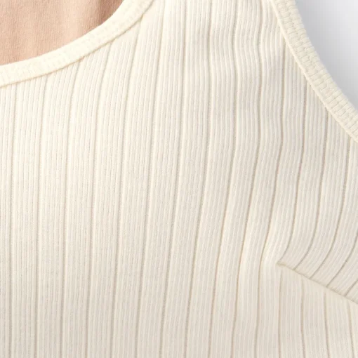 Discount Women's Cotton Stretch Ribbed Cropped Bra Tank Top Women Bras & Underwear