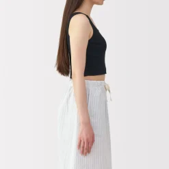 Discount Women's Cotton Stretch Ribbed Cropped Bra Tank Top Women Bras & Underwear