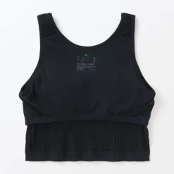 Discount Women's Cotton Stretch Ribbed Cropped Bra Tank Top Women Bras & Underwear
