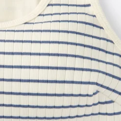 Best Women's Cotton Stretch Ribbed Cropped Bra Striped Tank Top Women Bras & Underwear