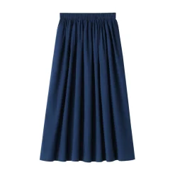 Sale Women's Cotton Voile Gather Maxi-Skirt Women Shorts & Skirts