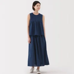 Sale Women's Cotton Voile Gather Maxi-Skirt Women Shorts & Skirts