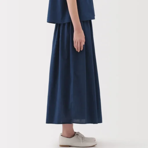 Sale Women's Cotton Voile Gather Maxi-Skirt Women Shorts & Skirts