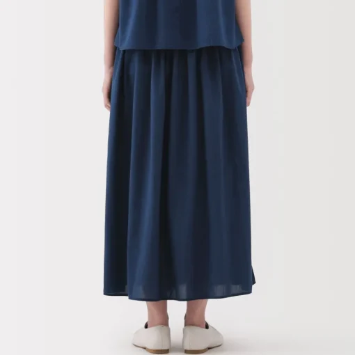 Sale Women's Cotton Voile Gather Maxi-Skirt Women Shorts & Skirts
