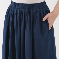 Sale Women's Cotton Voile Gather Maxi-Skirt Women Shorts & Skirts