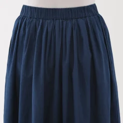 Sale Women's Cotton Voile Gather Maxi-Skirt Women Shorts & Skirts