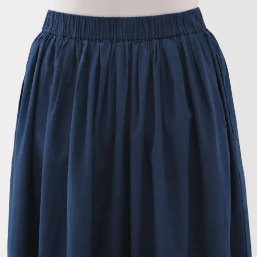 Sale Women's Cotton Voile Gather Maxi-Skirt Women Shorts & Skirts