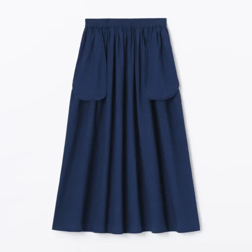 Sale Women's Cotton Voile Gather Maxi-Skirt Women Shorts & Skirts