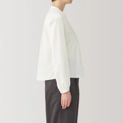Outlet Women's Cotton Voile Long Sleeve Blouse Women Tops & Shirts