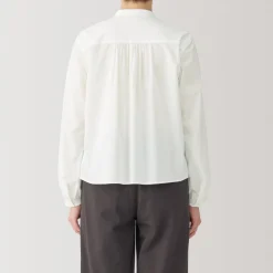 Outlet Women's Cotton Voile Long Sleeve Blouse Women Tops & Shirts