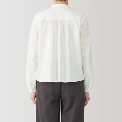 Outlet Women's Cotton Voile Long Sleeve Blouse Women Tops & Shirts