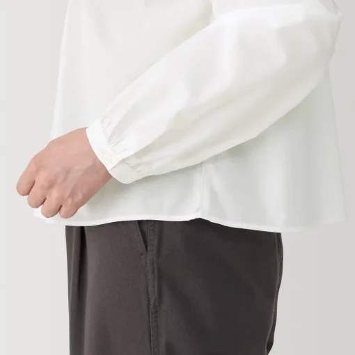Outlet Women's Cotton Voile Long Sleeve Blouse Women Tops & Shirts