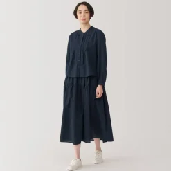 Outlet Women's Cotton Voile Long Sleeve Blouse Women Tops & Shirts