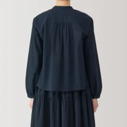 Outlet Women's Cotton Voile Long Sleeve Blouse Women Tops & Shirts