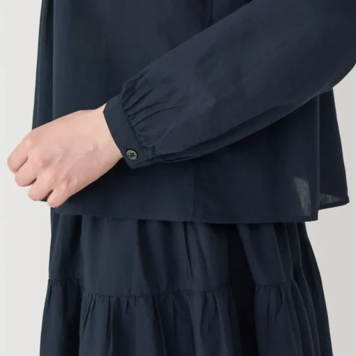Outlet Women's Cotton Voile Long Sleeve Blouse Women Tops & Shirts