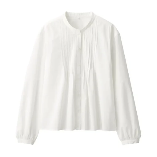 Outlet Women's Cotton Voile Long Sleeve Blouse Women Tops & Shirts