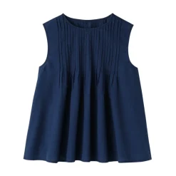 Sale Women's Cotton Voile Sleeveless Blouse Women Tops & Shirts