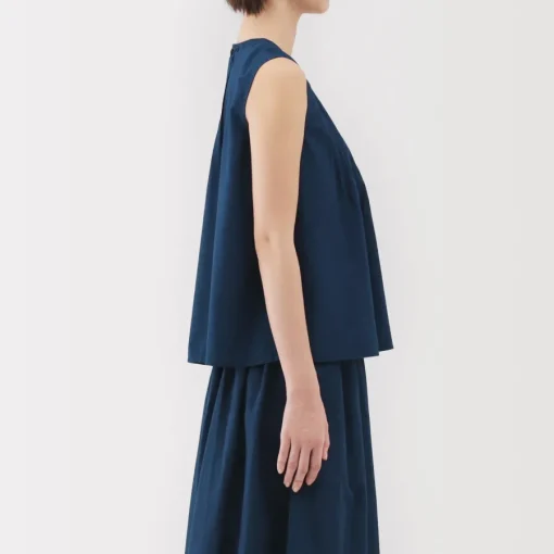 Sale Women's Cotton Voile Sleeveless Blouse Women Tops & Shirts