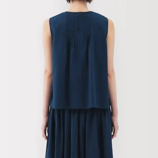 Sale Women's Cotton Voile Sleeveless Blouse Women Tops & Shirts