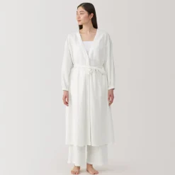 New Women's Crepe Gauze Long Cardigan Pajamas & Loungewear|Loungewear