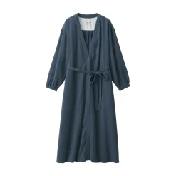New Women's Crepe Gauze Long Cardigan Pajamas & Loungewear|Loungewear