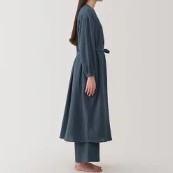 New Women's Crepe Gauze Long Cardigan Pajamas & Loungewear|Loungewear