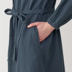 New Women's Crepe Gauze Long Cardigan Pajamas & Loungewear|Loungewear