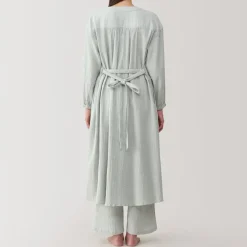 New Women's Crepe Gauze Long Cardigan Pajamas & Loungewear|Loungewear