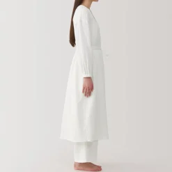 New Women's Crepe Gauze Long Cardigan Pajamas & Loungewear|Loungewear