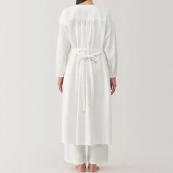 New Women's Crepe Gauze Long Cardigan Pajamas & Loungewear|Loungewear