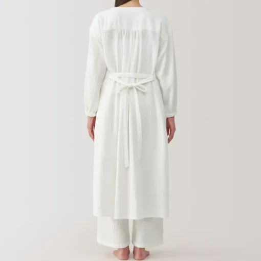 New Women's Crepe Gauze Long Cardigan Pajamas & Loungewear|Loungewear