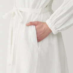 New Women's Crepe Gauze Long Cardigan Pajamas & Loungewear|Loungewear